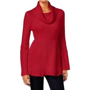 Style & Co Petite Bell-Sleeve Sweater